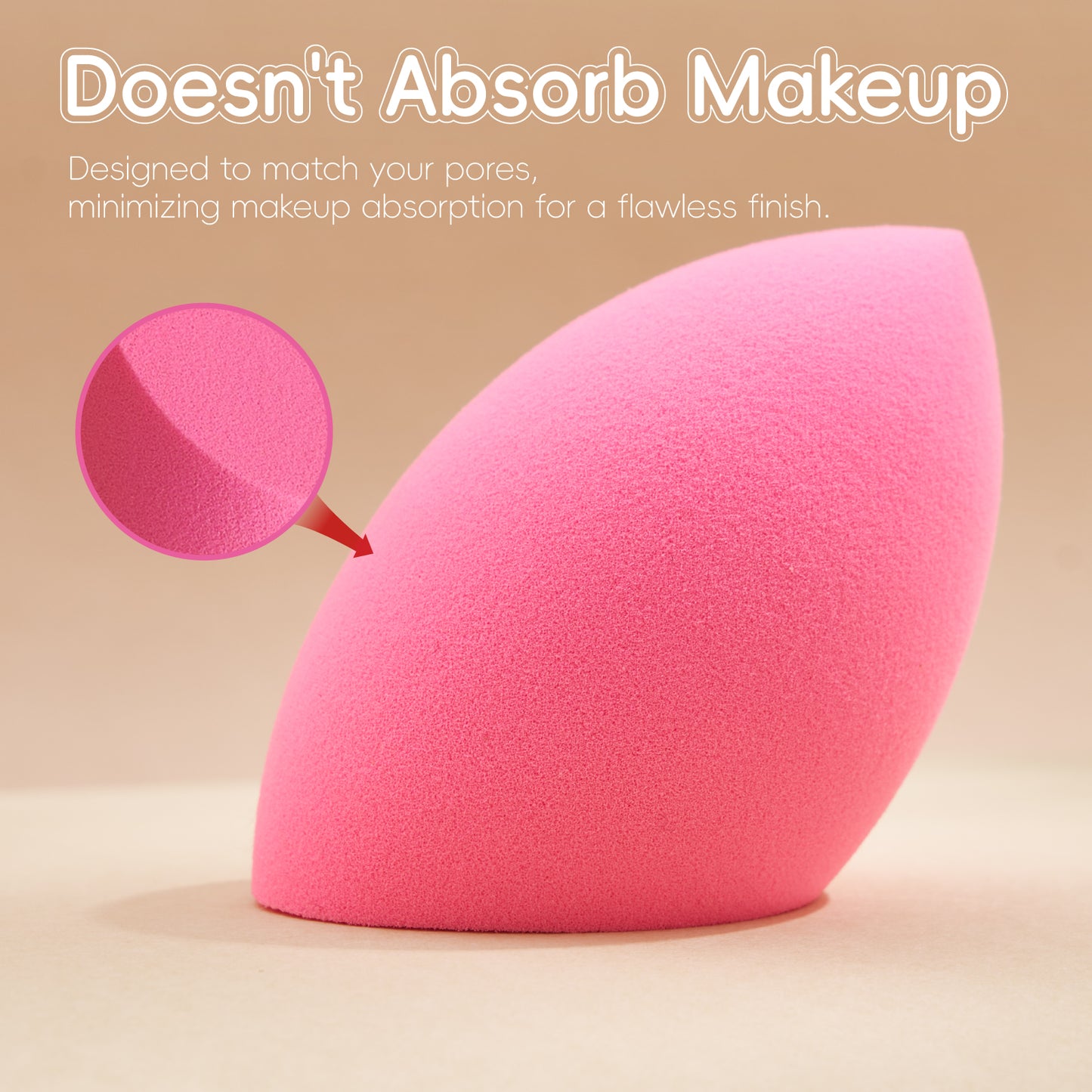GWT Makeup Sponge Set, 6 Pack – Latex-Free Beauty Blenders for Liquid, Cream, and Powder – High-Definition, Super Soft Wonder Sponges for Flawless Application – Multi-Colored, Ideal for All Skin Types