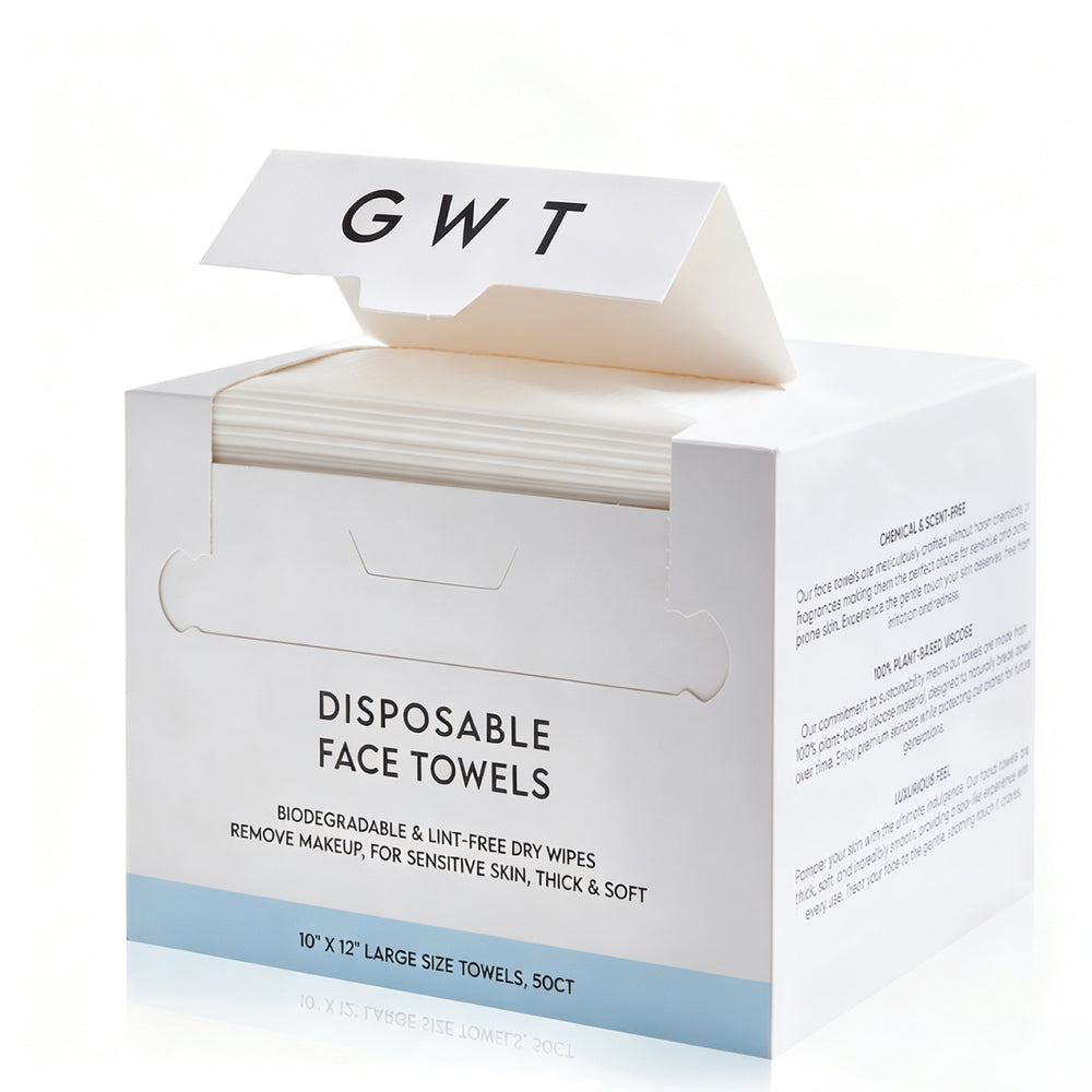 Disposable & Biodegradable Lint Free Face Towels