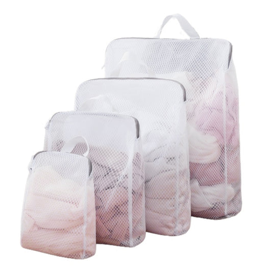 4PC 3D Mesh Laundry Bags with Hanging Handles