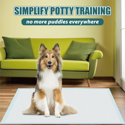 GWT Dog Puppy Training Pee Pads, Quick Drying & 5 Layer Leakproof Design, Blue & White