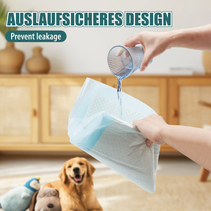 GWT Dog Puppy Training Pee Pads, Quick Drying & 5 Layer Leakproof Design, Blue & White