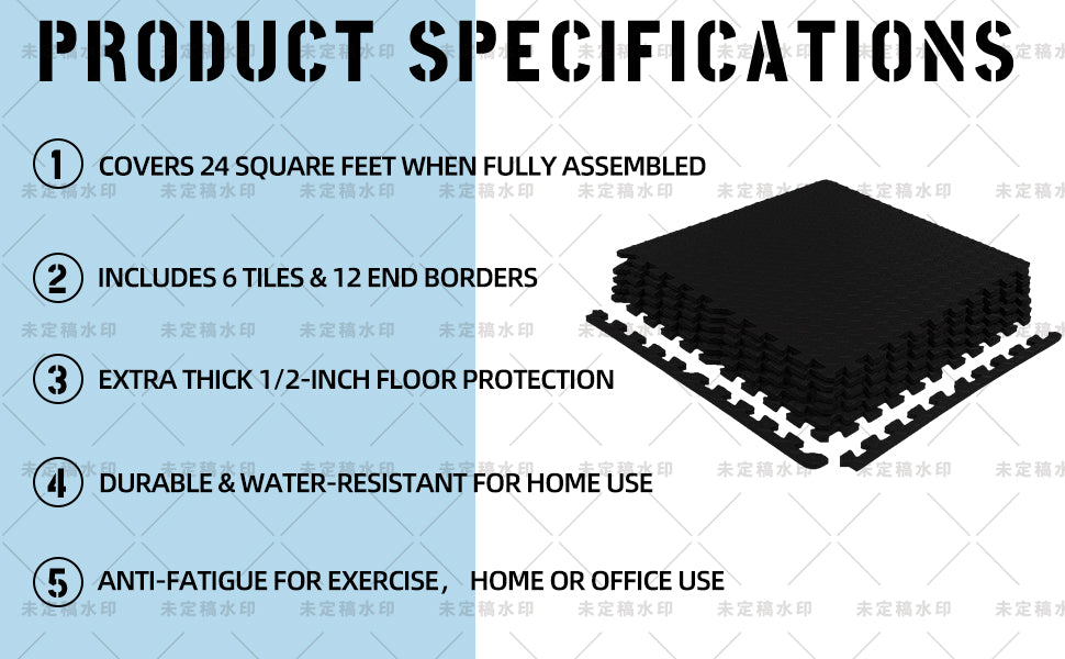 EVA Foam Interlocking Floor Tiles