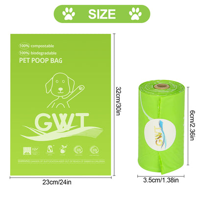 GWT 100% Compostable Dog Poop Bags