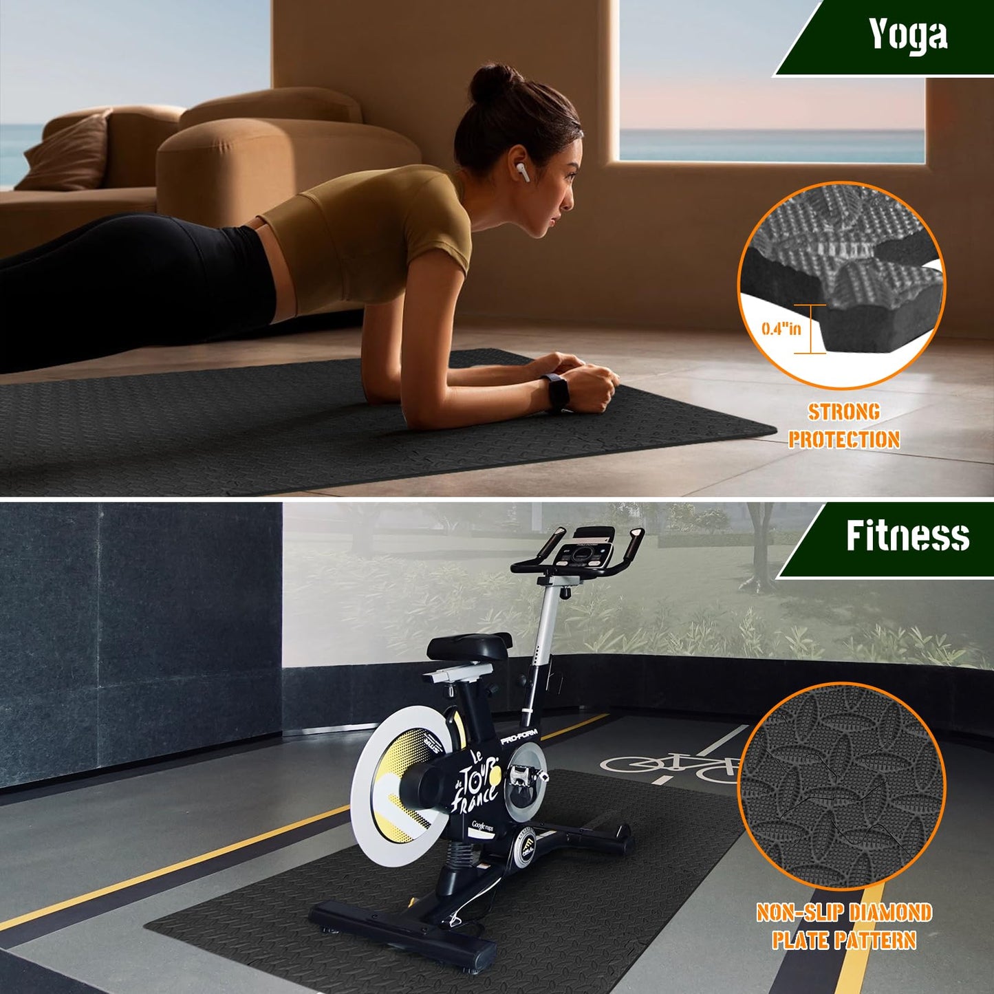 EVA Tile Exercise Mats